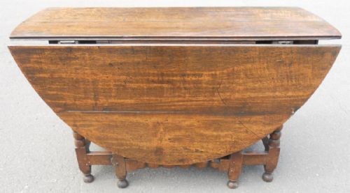 Antique Oak Gateleg Dining Table