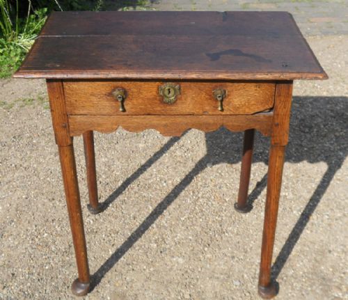 Antique Oak Side Table