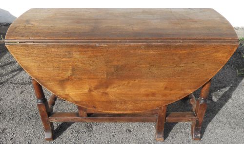 Antique Oak Gateleg Dining Table