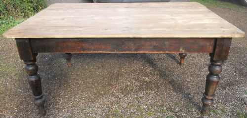 Victorian Pine Kitchen Table