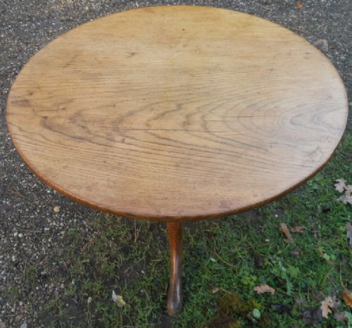 Georgian Oak Tripod Coffee Table