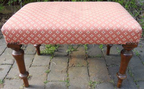 Victorian Upholstered Stool