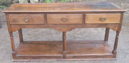 Antique Oak Dresser Base