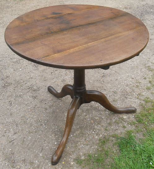 Georgian Oak Tripod Supper Table