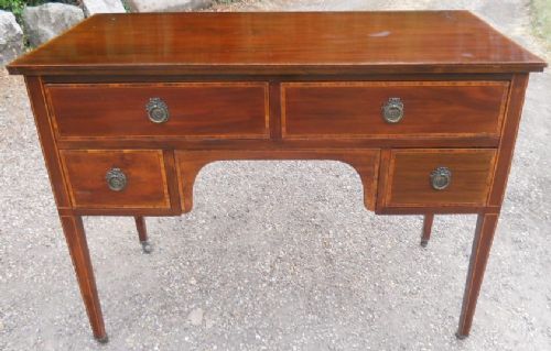 Edwardian Inlaid Mahogany Ladies Writing Desk