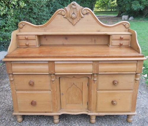 Victorian Pine North Country Dresser