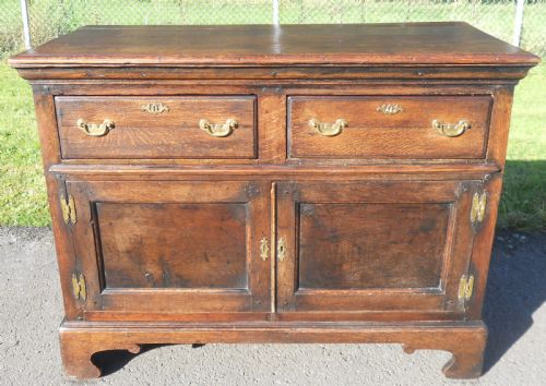 Antique Oak Dresser Cupboard Base