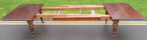 Victorian Mahogany Extending Dining Table (No Leaves)