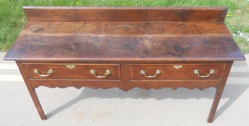 GEORGIAN OAK DRESSER BASE - ADDITIONAL PHOTO 3