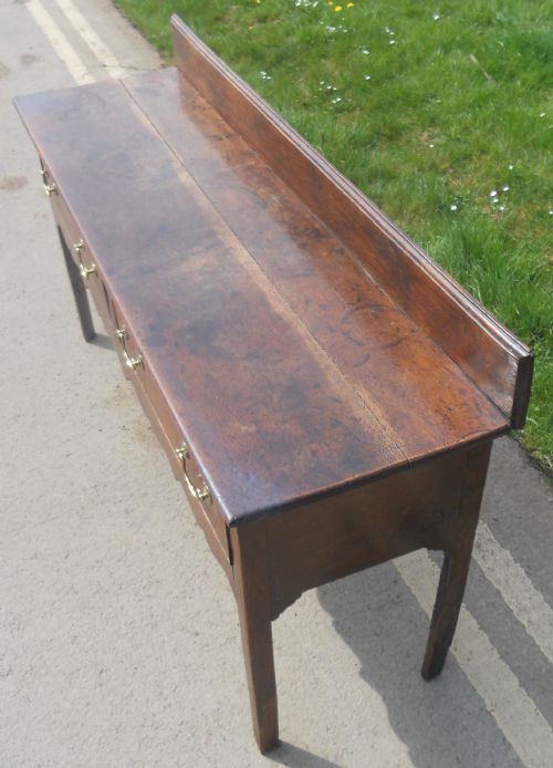 GEORGIAN OAK DRESSER BASE - ADDITIONAL PHOTO 4