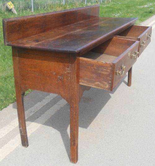 GEORGIAN OAK DRESSER BASE - ADDITIONAL PHOTO 7