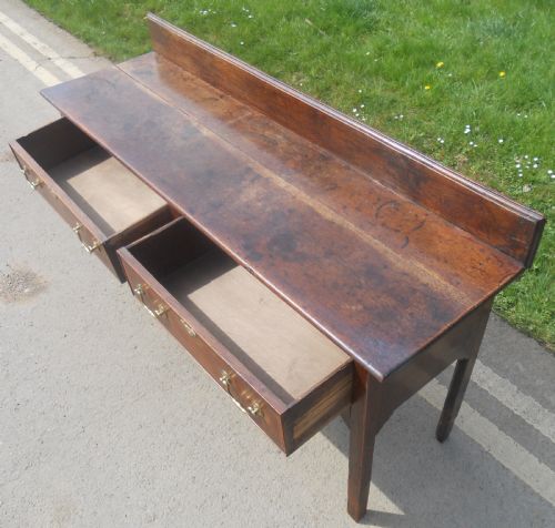 GEORGIAN OAK DRESSER BASE - ADDITIONAL PHOTO 11