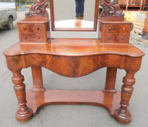 VICTORIAN MAHOGANY DUCHESS DRESSING TABLE - ADDITIONAL PHOTO 5