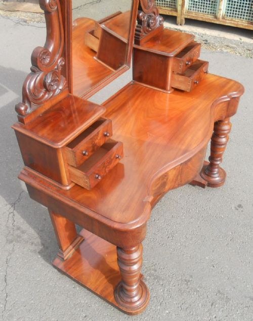 VICTORIAN MAHOGANY DUCHESS DRESSING TABLE - ADDITIONAL PHOTO 7