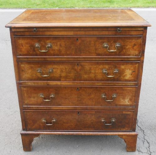 Georgian Style Small Walnut Chest of Drawers