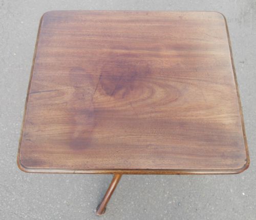 GEORGIAN MAHOGANY TRIPOD TABLE - ADDITIONAL PHOTO 6