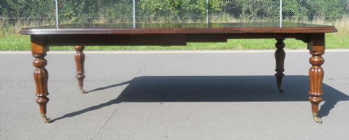 fig 1. Victorian Mahogany Extending Dining Table to Seat Ten