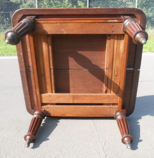 WILLIAM IV LARGE MAHOGANY EXTENDING DINING TABLE UNRESTORED - ADDITIONAL PHOTO 12