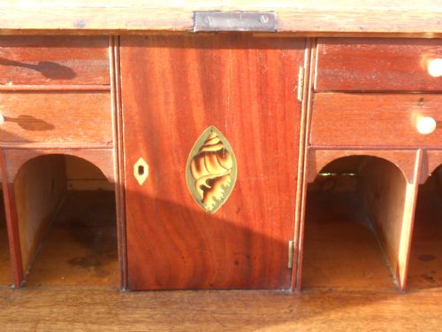 GEORGIAN OAK WRITING BUREAU - ADDITIONAL PHOTO 7