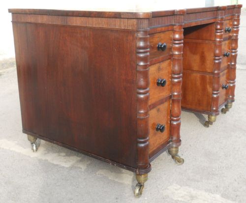 REGENCY MAHOGANY WRITING DESK - ADDITIONAL PHOTO 4
