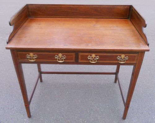 GEORGIAN MAHOGANY WRITING TABLE - ADDITIONAL PHOTO 3
