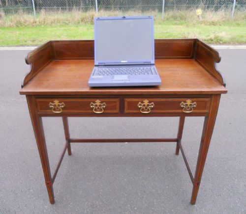 GEORGIAN MAHOGANY WRITING TABLE - ADDITIONAL PHOTO 12