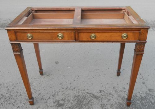 WALNUT COCKTAIL CABINET ON STAND - ADDITIONAL PHOTO 1