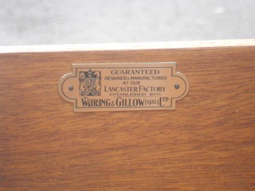 WALNUT WRITING BUREAU BY WARING GILLOW - ADDITIONAL PHOTO 14