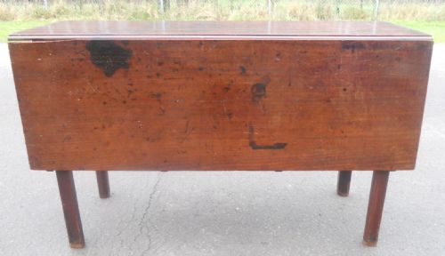 GEORGIAN MAHOGANY DROPLEAF DINING TABLE - ADDITIONAL PHOTO 2