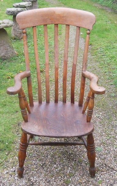 Windsor Lathback Kitchen Armchair