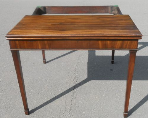 Georgian Mahogany Foldover Card Table