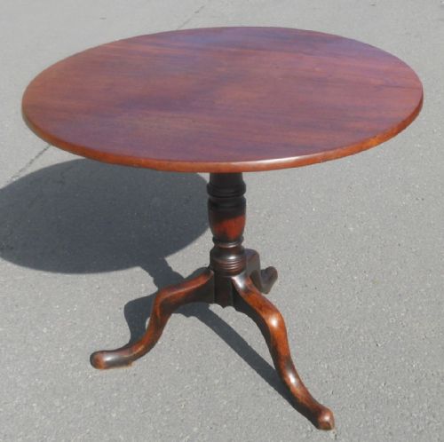 GEORGIAN MAHOGANY TRIPOD TABLE - ADDITIONAL PHOTO 2