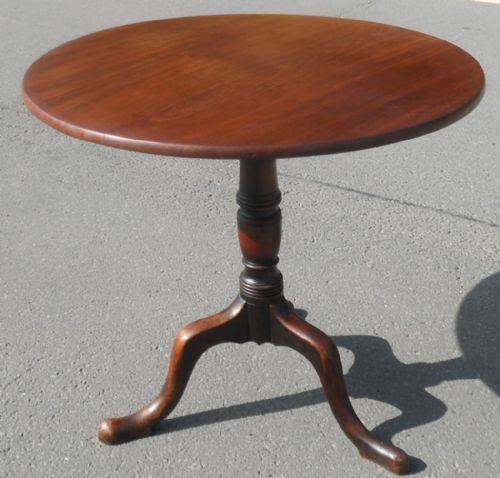 GEORGIAN MAHOGANY TRIPOD TABLE - ADDITIONAL PHOTO 4