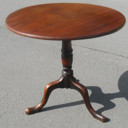 GEORGIAN MAHOGANY TRIPOD TABLE - ADDITIONAL PHOTO 5