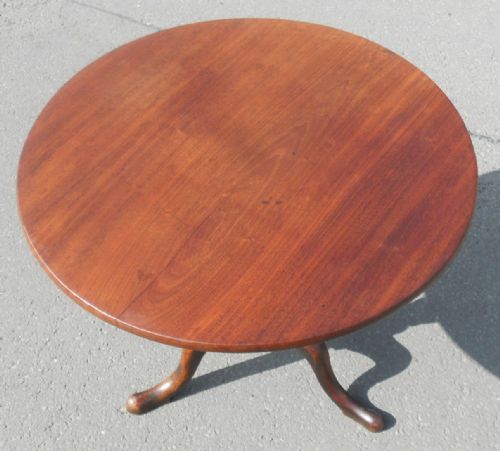GEORGIAN MAHOGANY TRIPOD TABLE - ADDITIONAL PHOTO 6