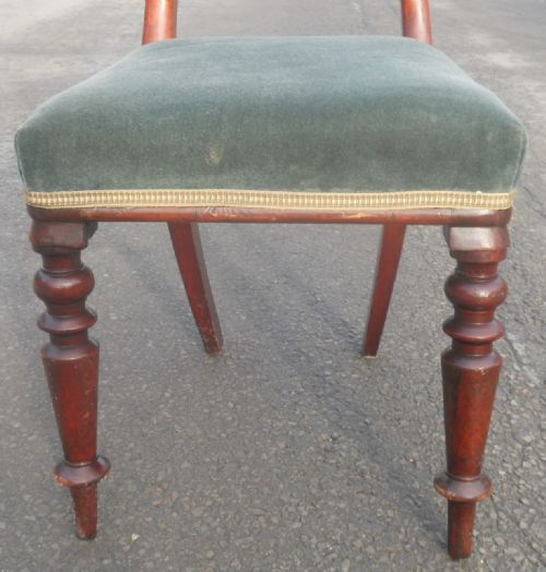 SET OF SIX VICTORIAN MAHOGANY DINING CHAIRS - ADDITIONAL PHOTO 13