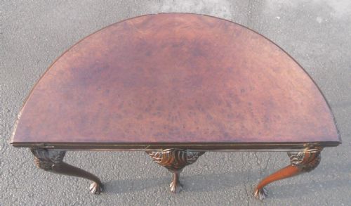 QUEEN ANNE STYLE WALNUT FOLD OVER CARD TABLE - ADDITIONAL PHOTO 1