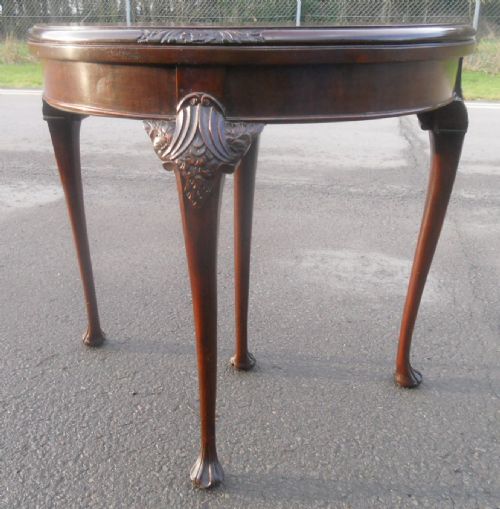 QUEEN ANNE STYLE WALNUT FOLD OVER CARD TABLE - ADDITIONAL PHOTO 6