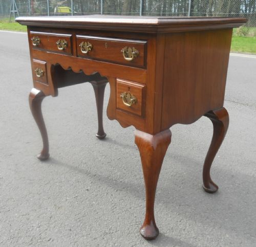 GEORGIAN STYLE LADIES MAHOGANY WRITING DESK - ADDITIONAL PHOTO 4