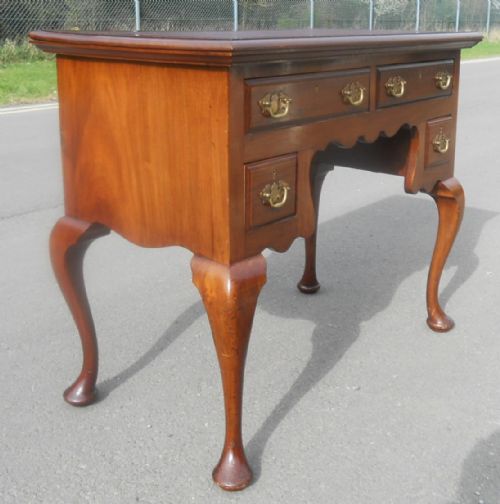 GEORGIAN STYLE LADIES MAHOGANY WRITING DESK - ADDITIONAL PHOTO 5