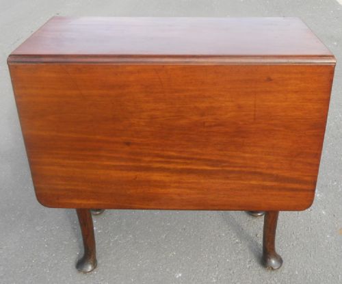 GEORGIAN MAHOGANY DROPLEAF DINING TABLE - ADDITIONAL PHOTO 1