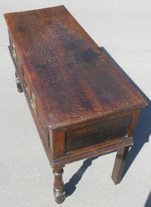 ANTIQUE OAK DRESSER BASE - ADDITIONAL PHOTO 5