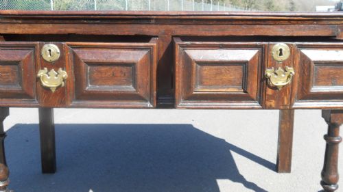 ANTIQUE OAK DRESSER BASE - ADDITIONAL PHOTO 8