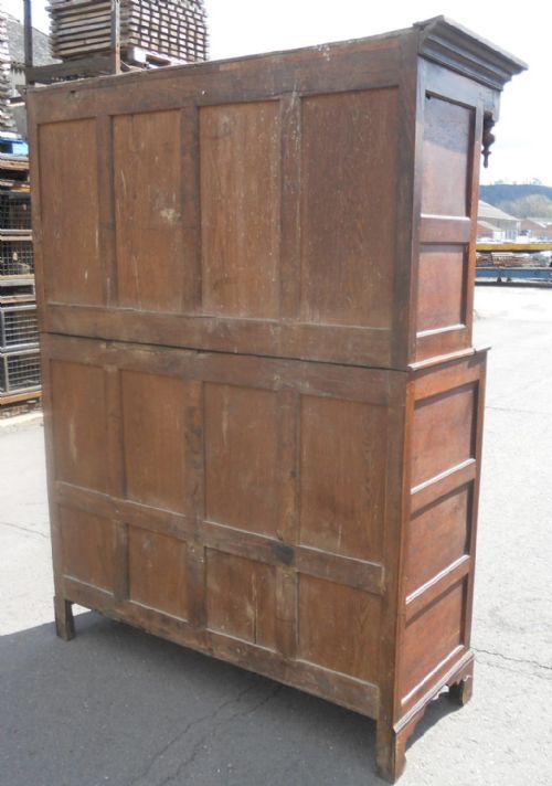 GEORGIAN OAK COURT CUPBOARD - ADDITIONAL PHOTO 13