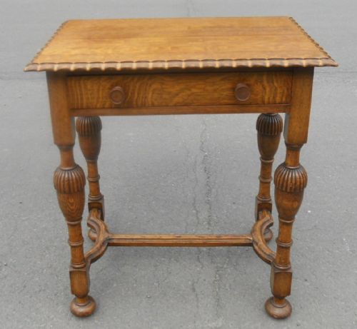 Quality Golden Oak Side Table