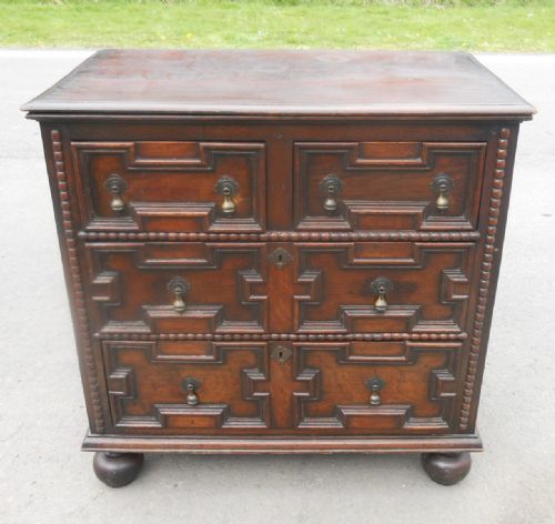 Jacobean Style Oak Chest of Drawers
