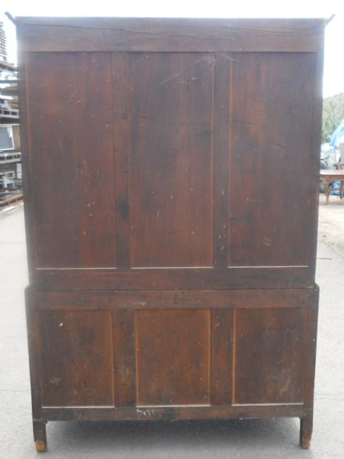 GEORGIAN OAK HANGING CUPBOARD - ADDITIONAL PHOTO 9