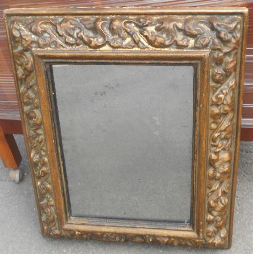 GILT FRAMED HANGING WALL MIRROR - ADDITIONAL PHOTO 5