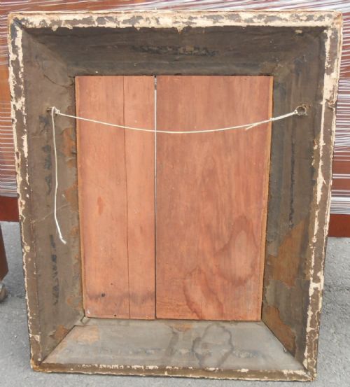 GILT FRAMED HANGING WALL MIRROR - ADDITIONAL PHOTO 8