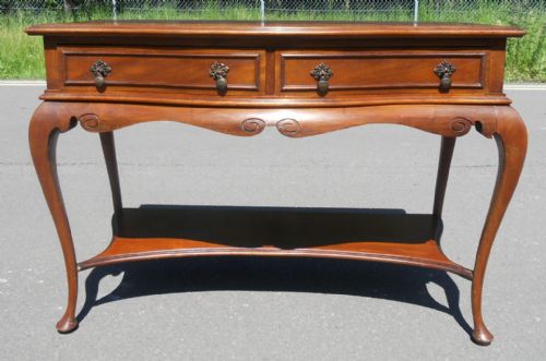 EDWARDIAN MAHOGANY CHINA DISPLAY CABINET - ADDITIONAL PHOTO 9